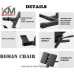 Уред за хиперекстензии, регулируем – римски стол, черен